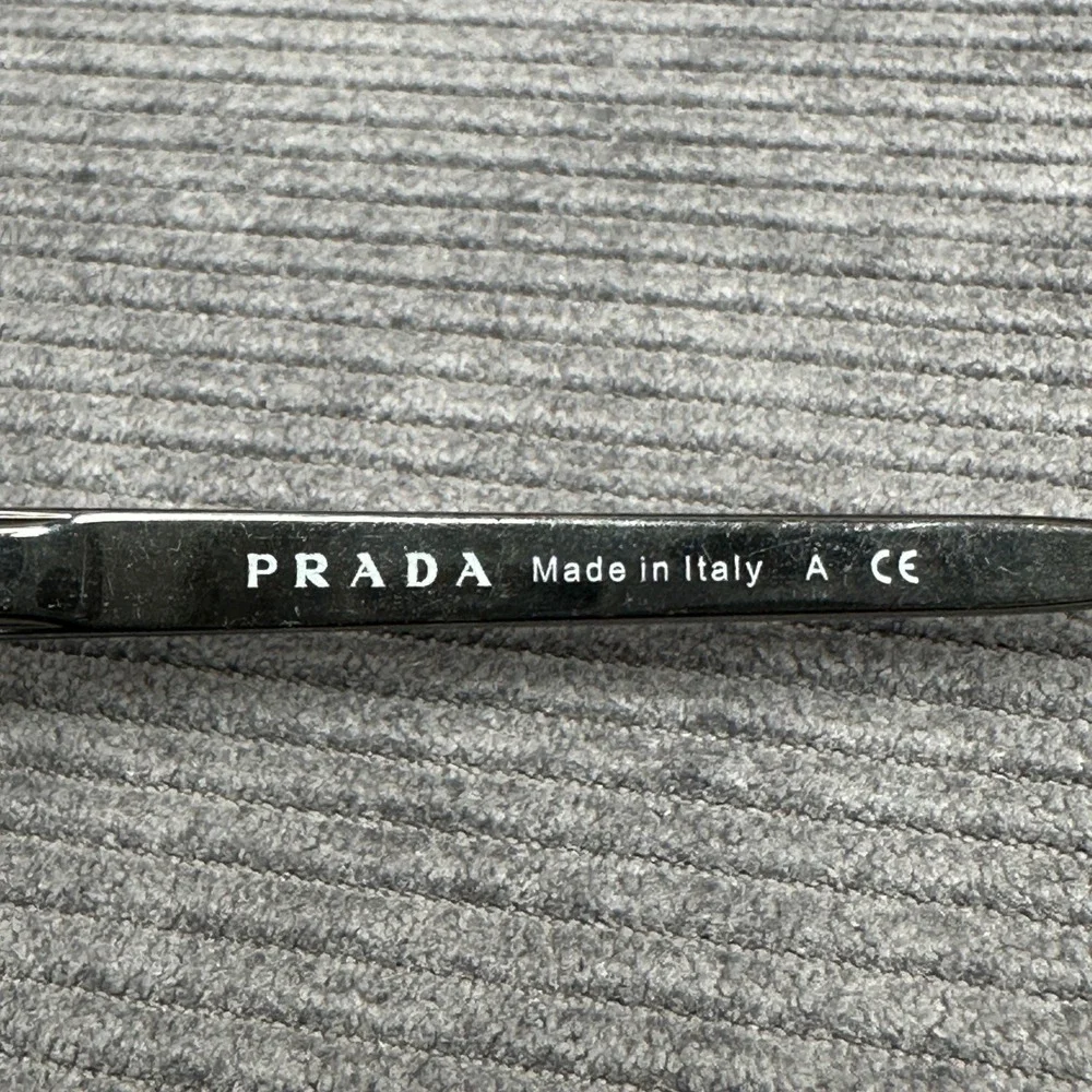 Prada SPR 13P Tortoise Green Round Double Bridge Sunglasses Italy 51-22-135